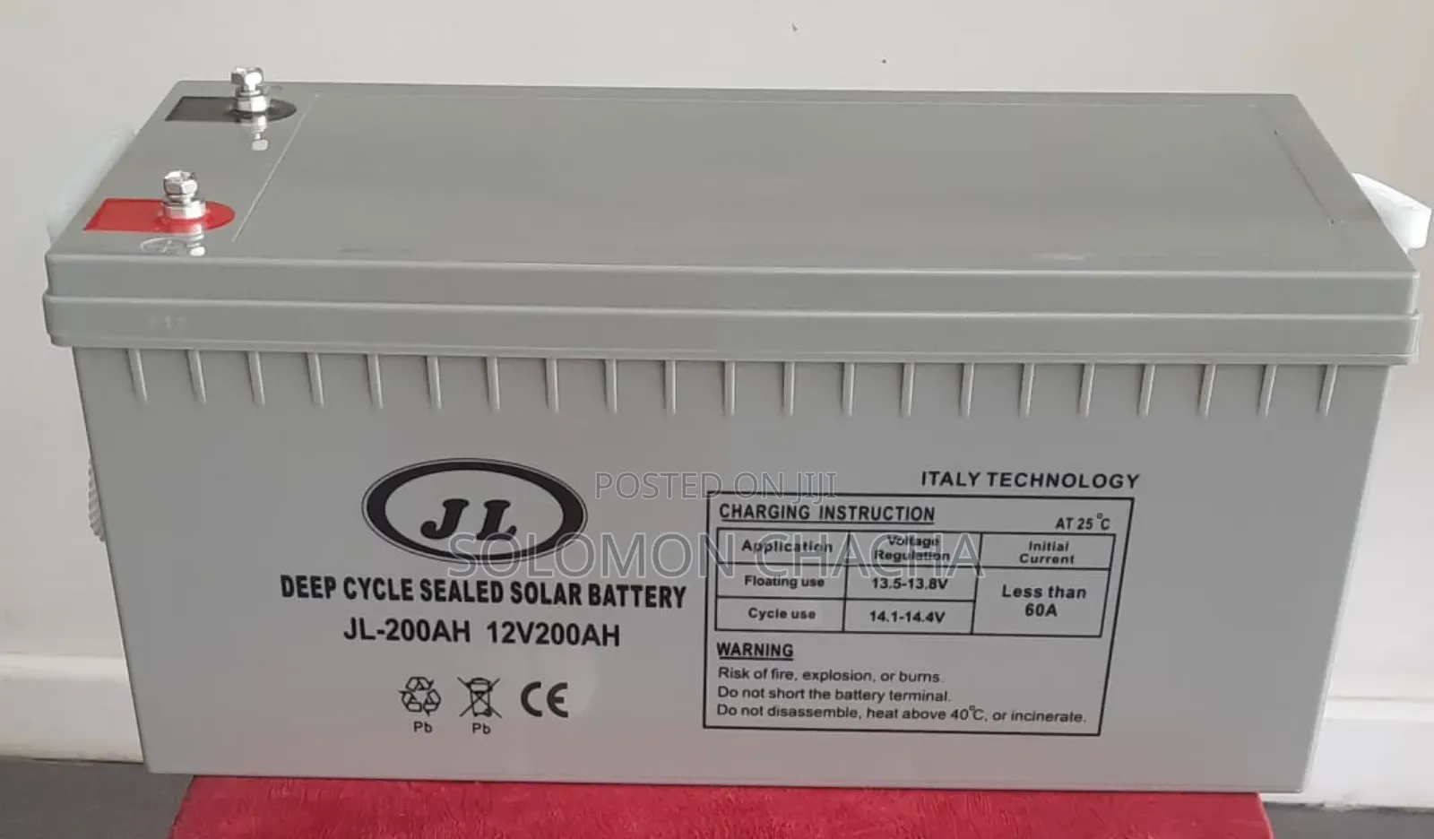 Jl-200ah Deep Cycle Solar Battery 🔋200 Amps