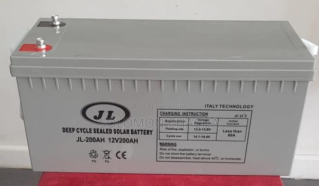 Jl-200ah Deep Cycle Solar Battery 🔋200 Amps - main view