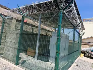 Anti-Climb Clearview Fencing Panels 24mx3m, With 4 v Bends