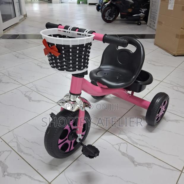 Kids Tricycle With Basket - main view