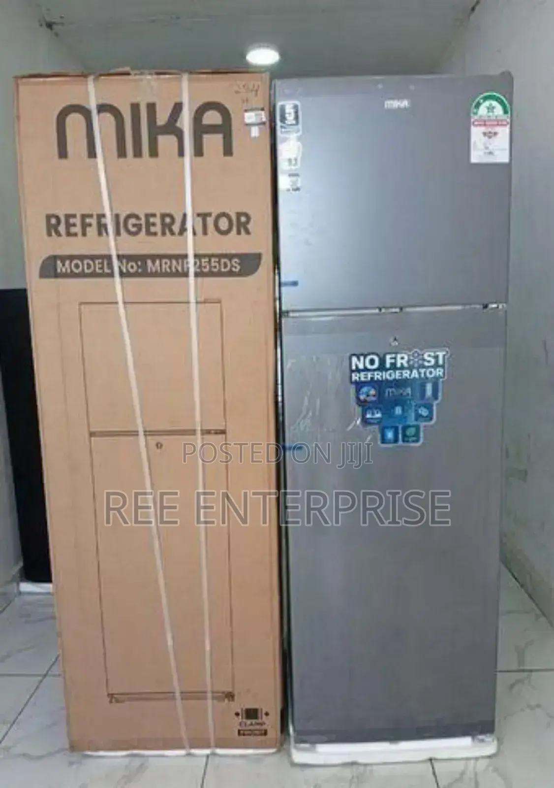 Brand New Mika 255 Litresno Frost Double Door Refrigerator