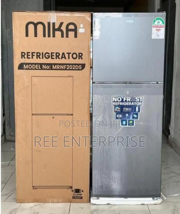 Mika 202litres No Frost Double Door Refrigerator
