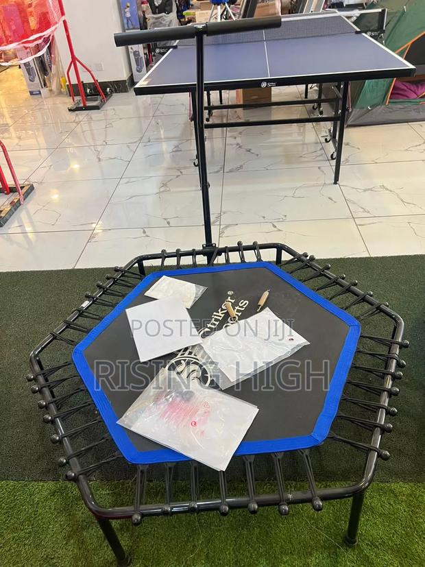 Strong Durable Mini Trampoline With Handles - main view