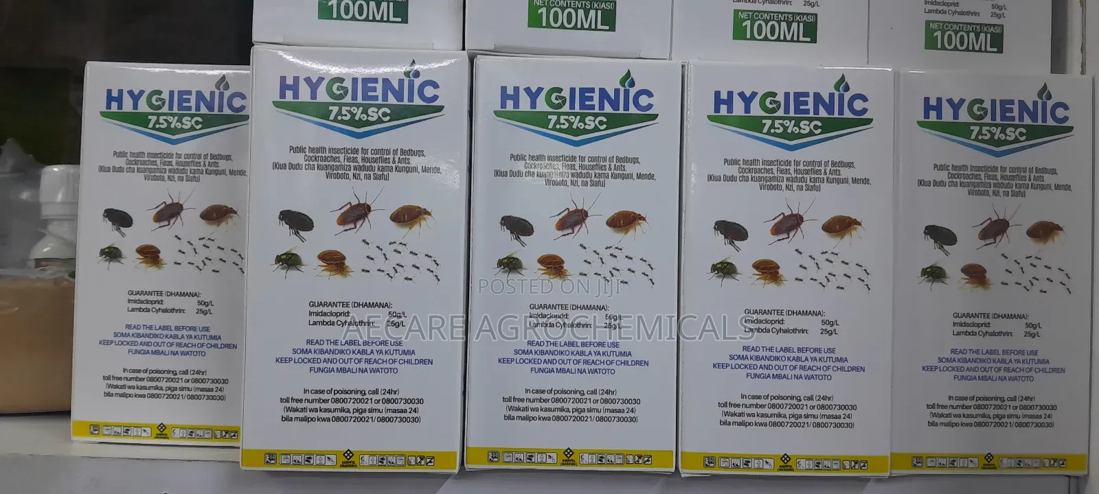 Hygienic 7.5% Sc Pesticide 100ml