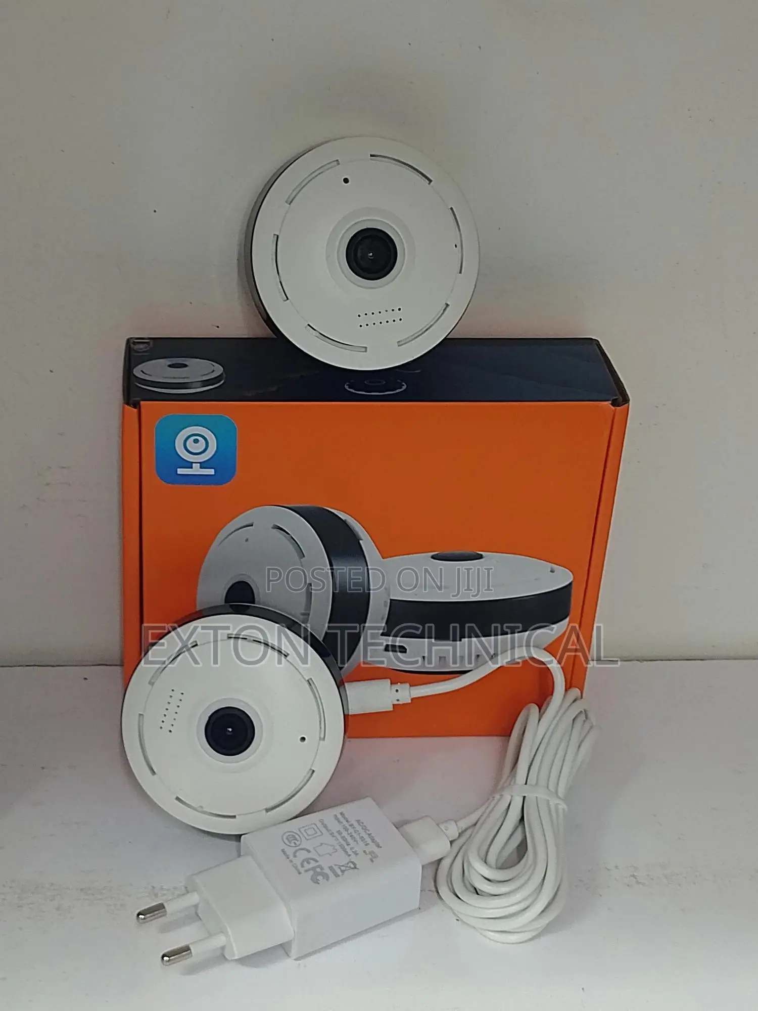 Round Fisheye Wifi 1080p CCTV Camera