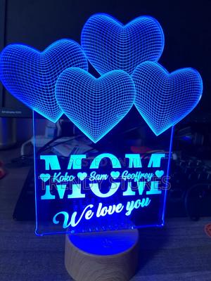 Blue Personalized Acrylic Light - thumbnail 2