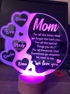 Purple Personalized Acrylic Light - thumbnail 2