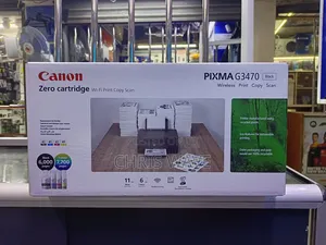 Pixma G3470 Wifi Priter With Free Ink