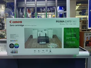 Pixma G3470 Wifi Priter With Free Ink