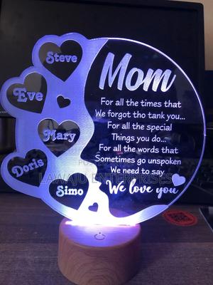 Purple Personalized Acrylic Light - thumbnail 2