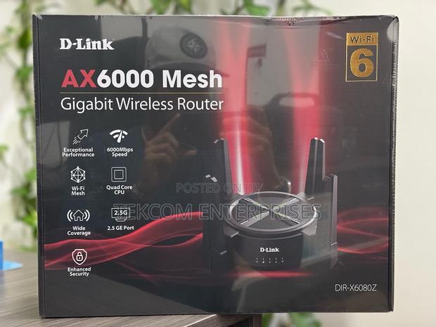 D-Link Dir-X6080z Ax6000 Multi Gigabit Wi-Fi 6 Router - main view