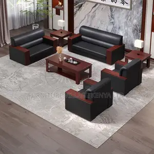 Office Sofa: Modular Five-Person Office Seating Set