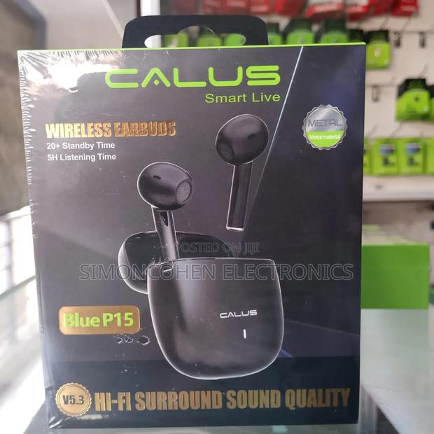 Blue P15 Earbuds - main view