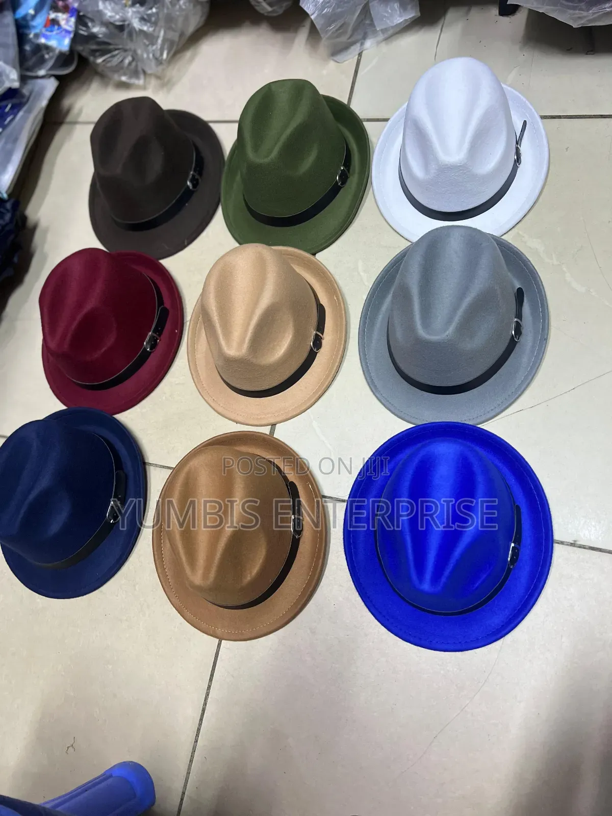 Small Brown Fedoras Hats Fits Kids Adults