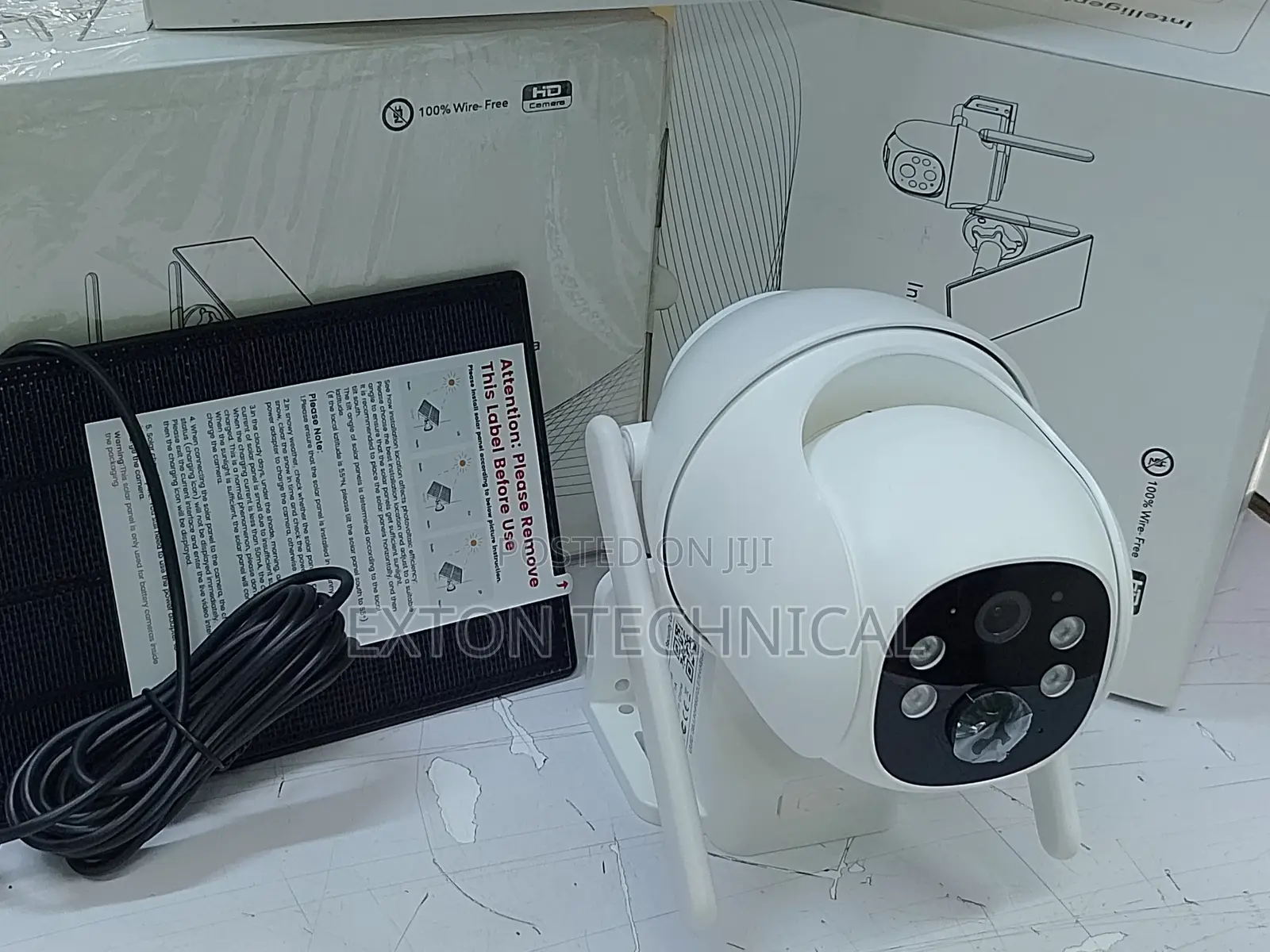Weatherproof Design Intelligent Solar Energy Wi-Fi CCTV