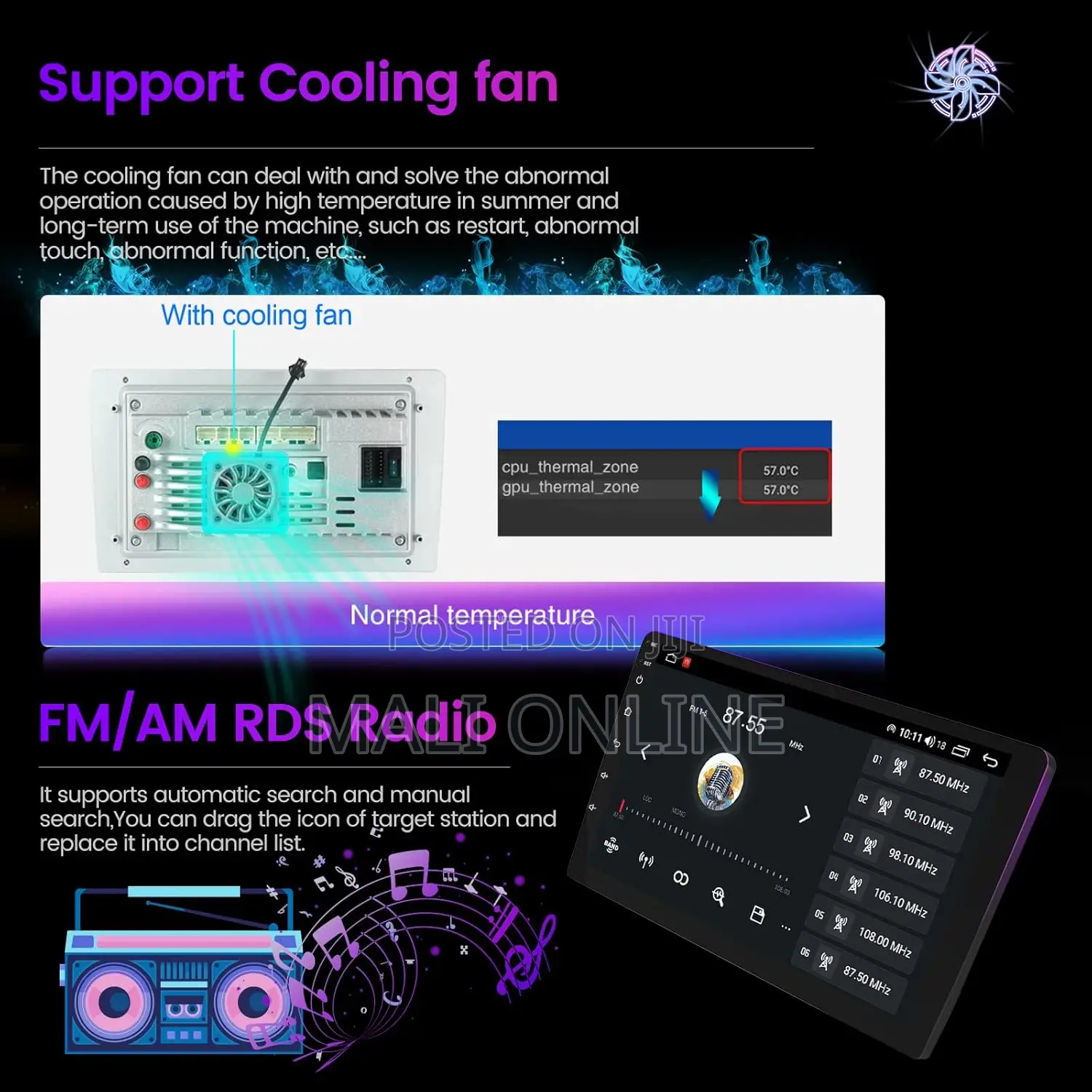 10 Inch Android Car Radio 4g Wifi Gps Bluetooth