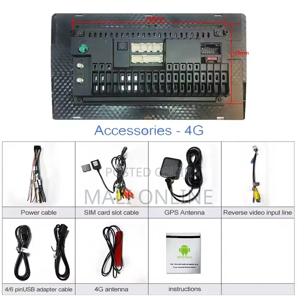10 Inch Android Car Radio 4g Wifi Gps Bluetooth