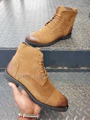 Quality Original Leather High Cut Official Boot Shoes