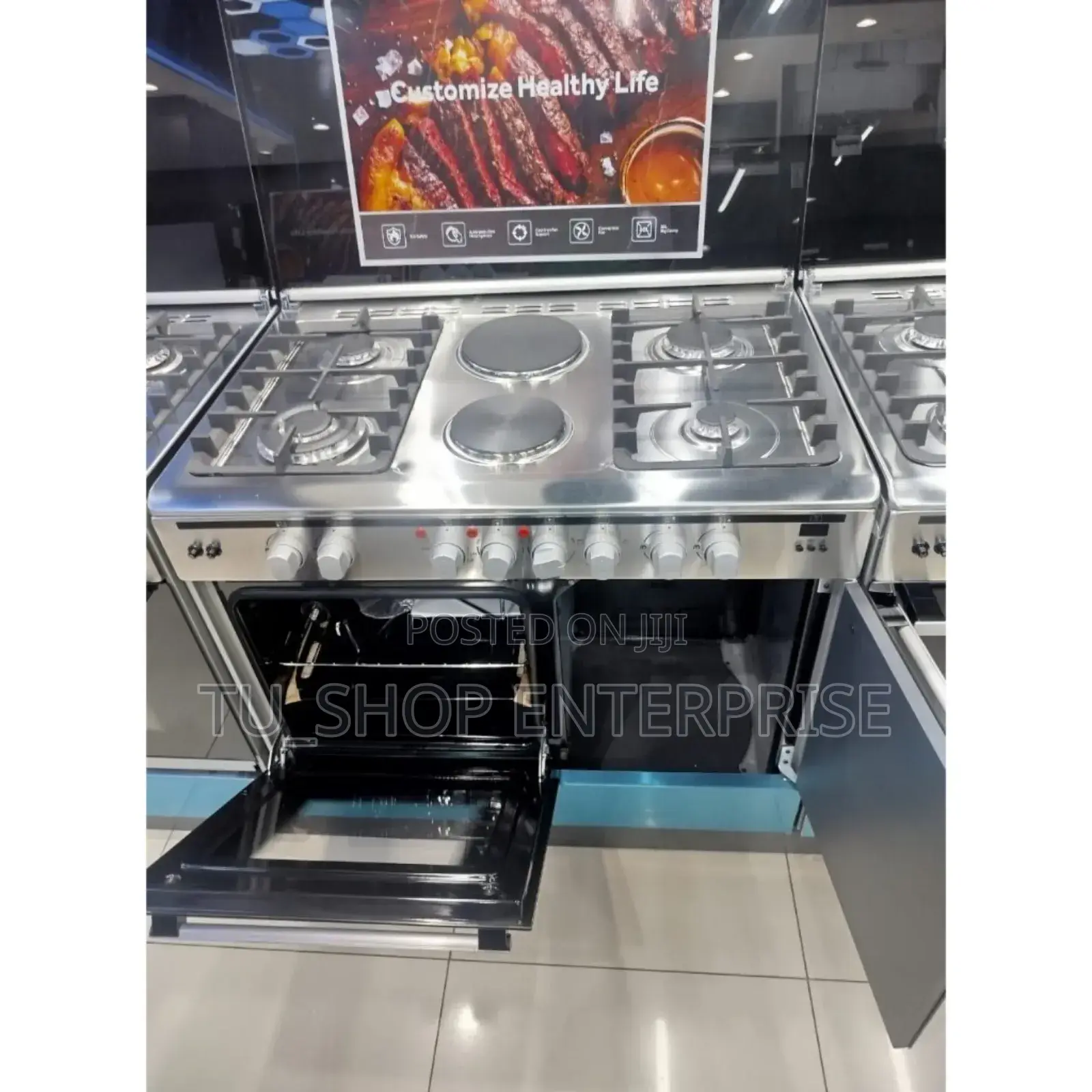 Cooker! 60*90 Haier 4+2 Standing ! With Gas Compartment