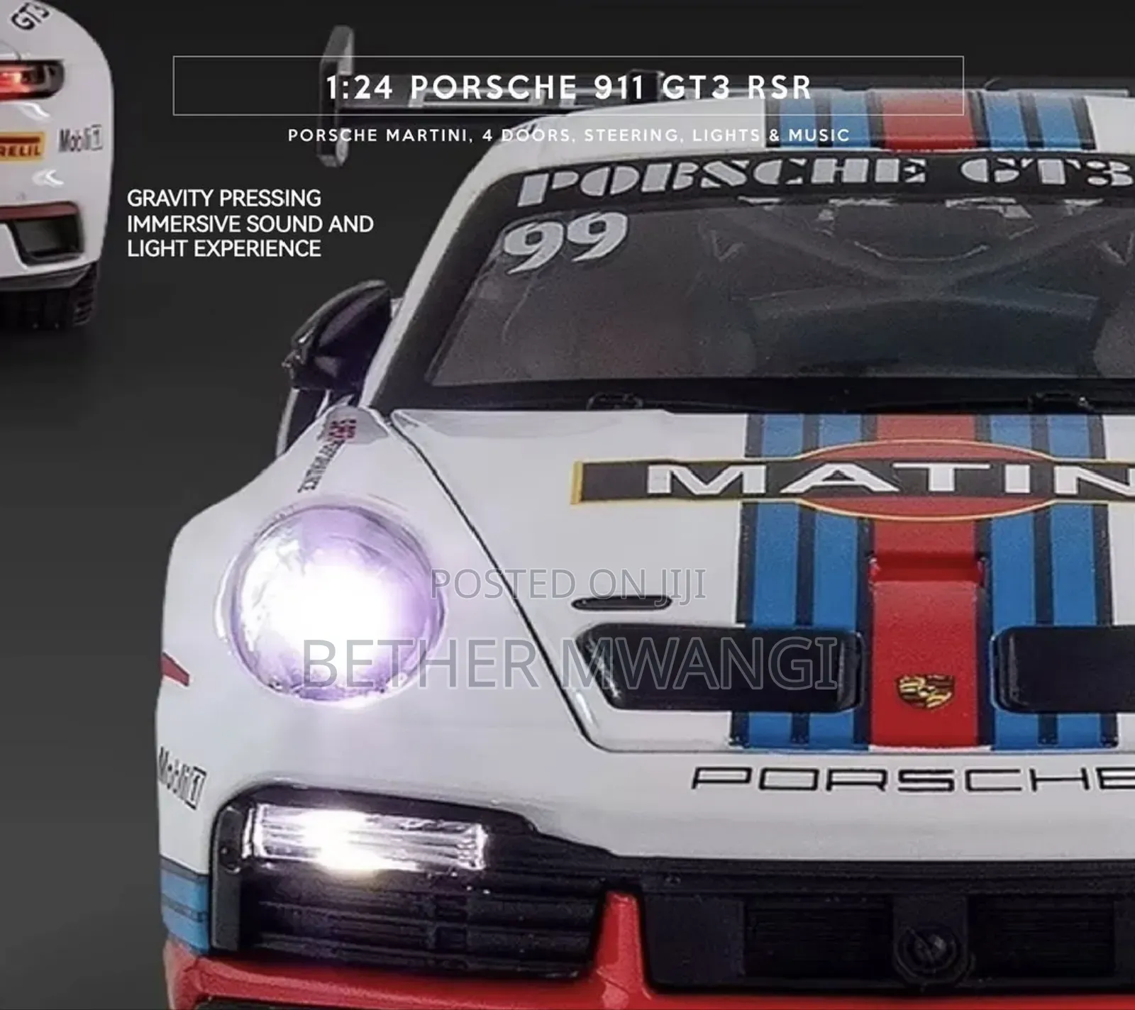 Porsche 911 Gt3 RSR Die Cast Car in Kenya