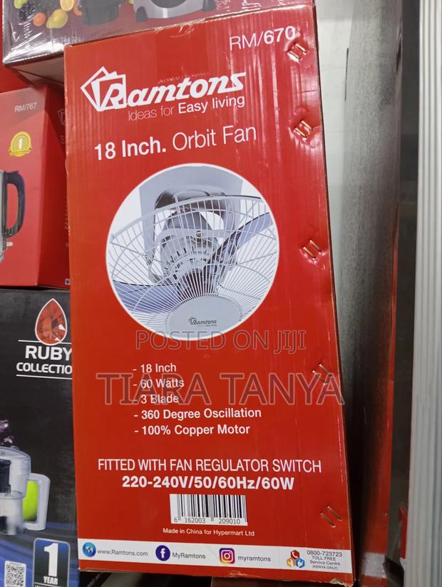 Ramtons Rm 670 18" Orbit Fan - main view
