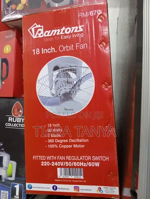 Ramtons Rm 670 18" Orbit Fan