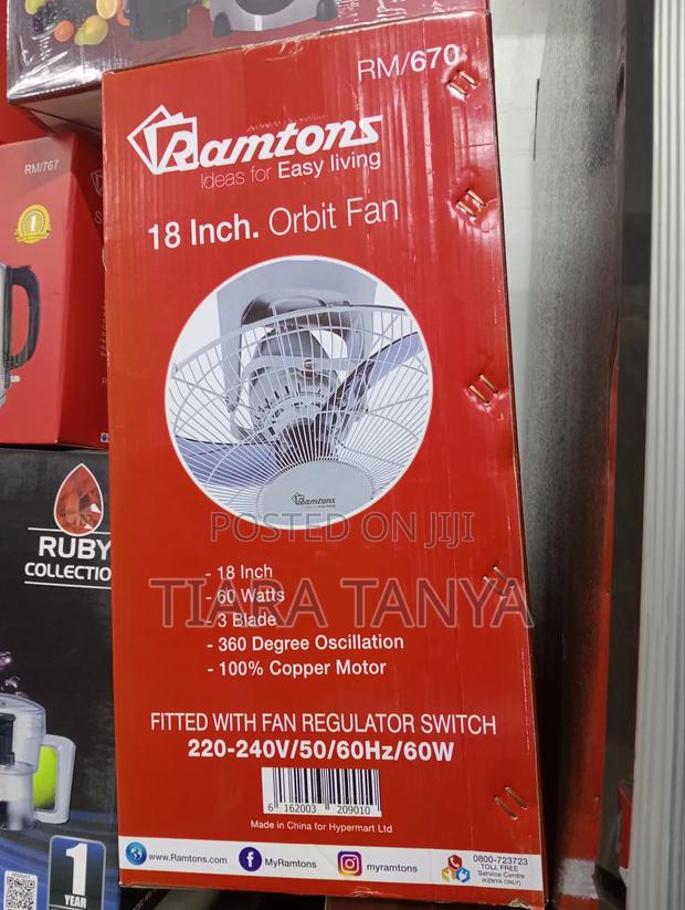 Ramtons Rm 670 18" Orbit Fan - thumbnail 3
