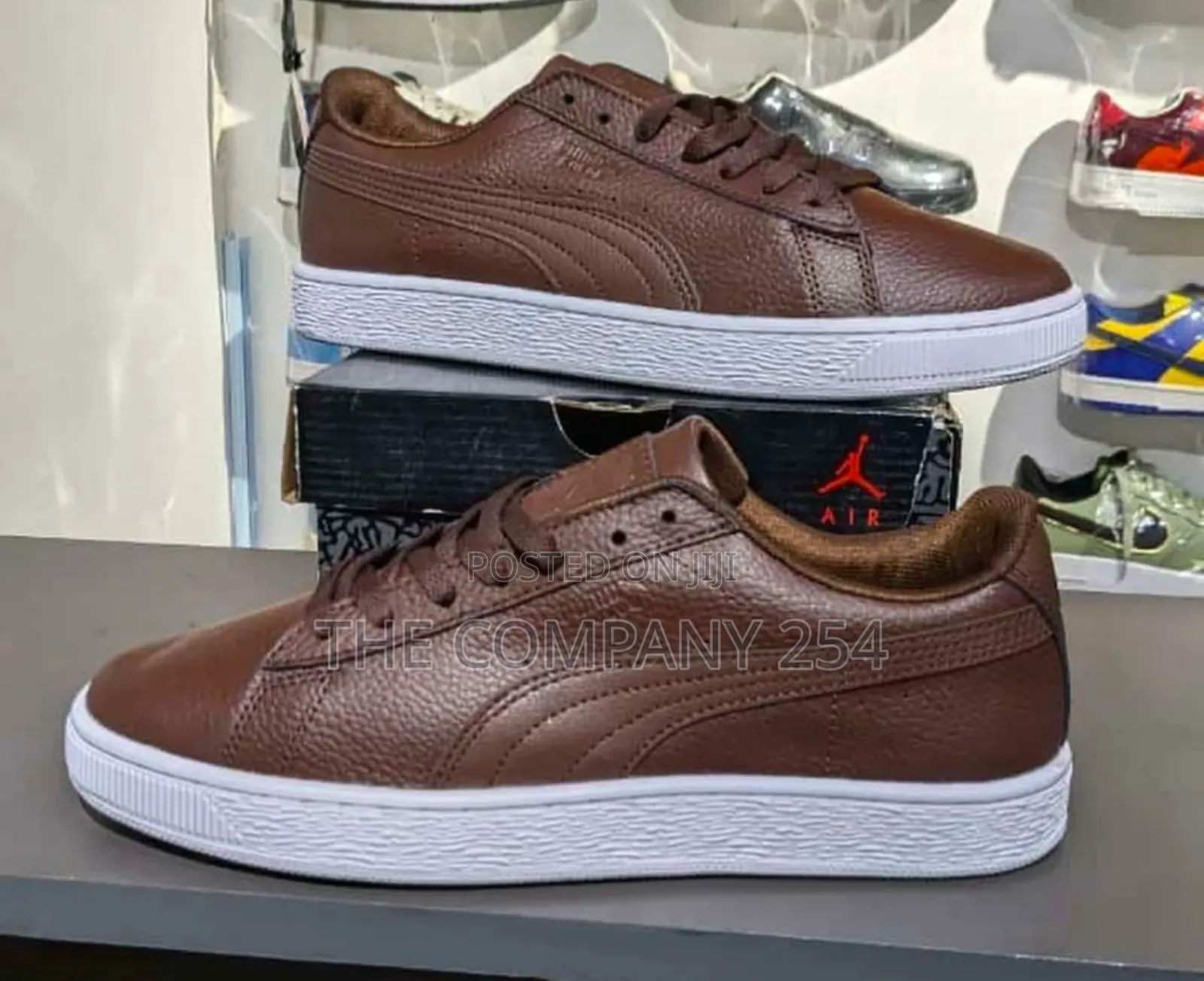 Quality Leather Casual Rubber Sole Puma Sued Shoes