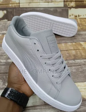 Quality Leather Casual Rubber Sole Puma Sued Shoes