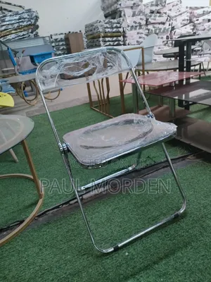 Glass Foldable Chair