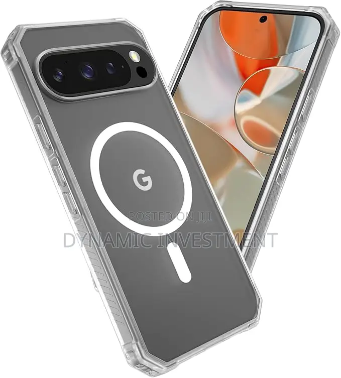 Google Pixel 9 Pro Xl Military Clear Magnetic Case/Cover