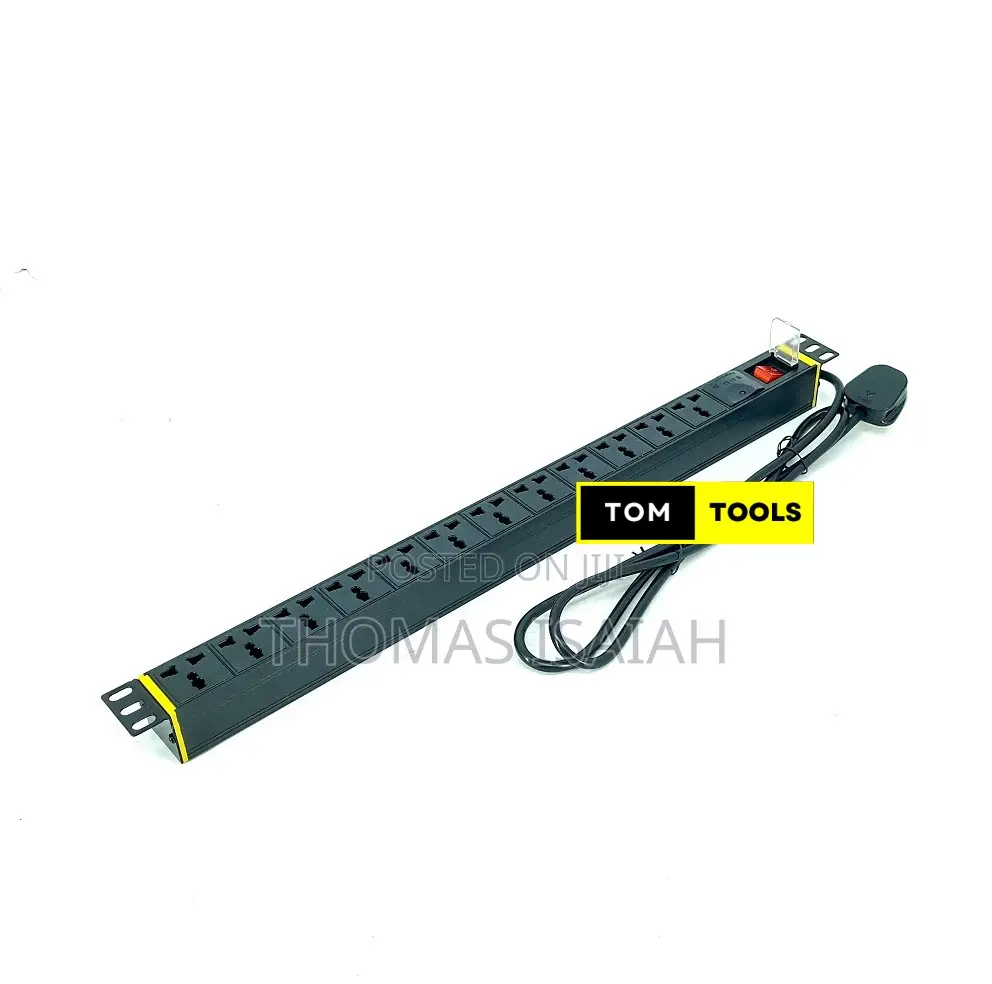 12 Way Metallic Horizontal 13a Pdu 19-Inch 1u Standardized