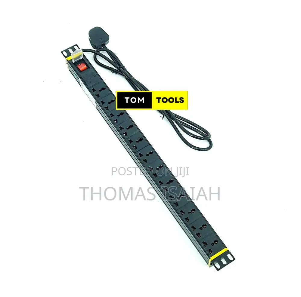 12 Way Metallic Horizontal 13a Pdu 19-Inch 1u Standardized