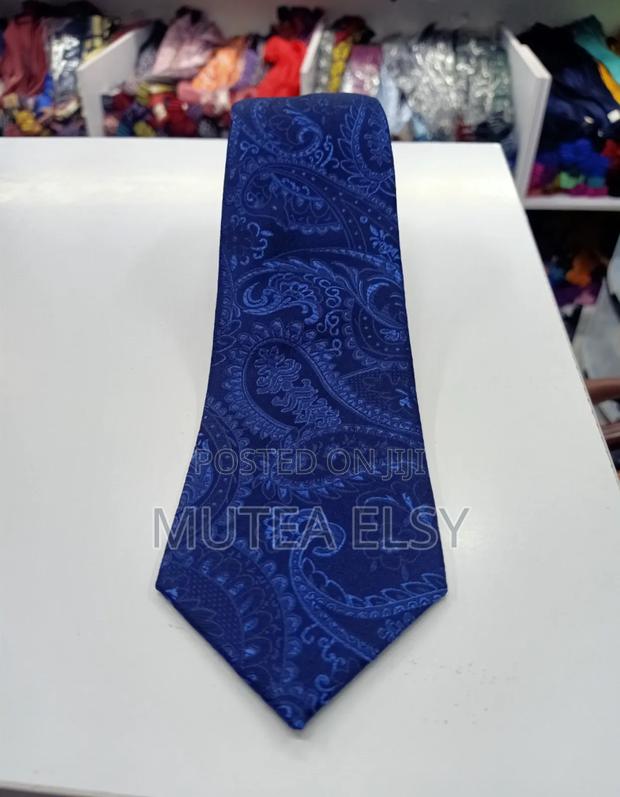 Navyblue Royal Blue Excefore Executive Tie Sets - thumbnail 2