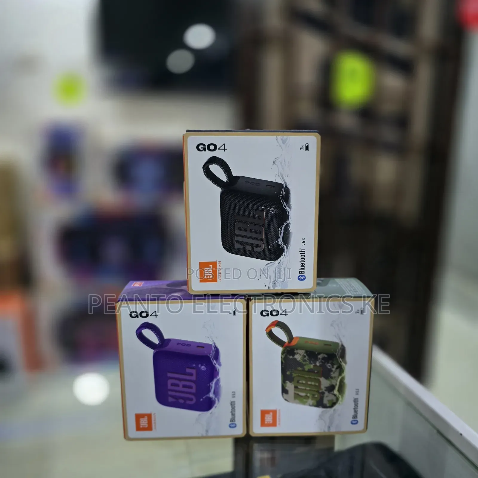 JBL Go4 Bluetooth Portable Waterproof Speaker