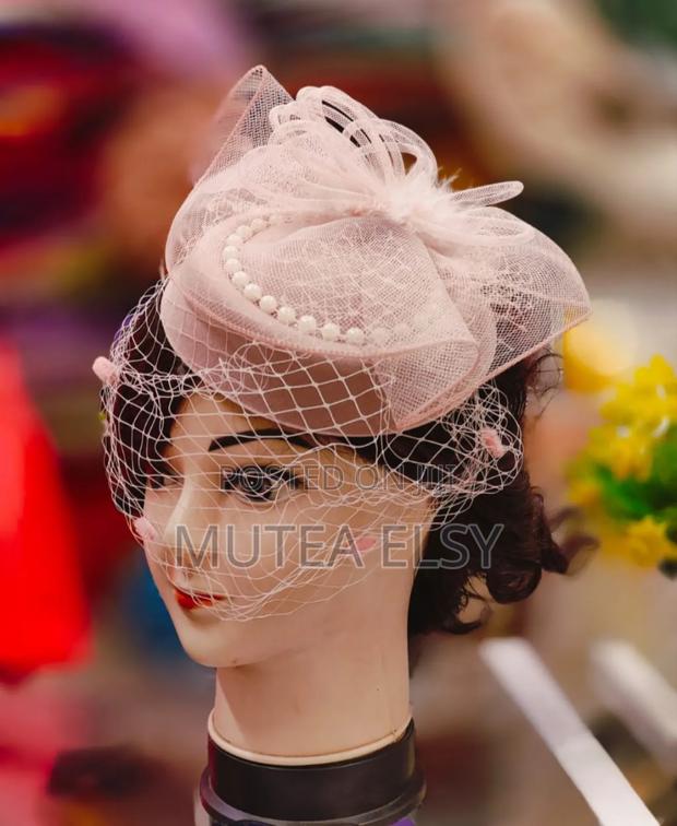 Dusty Pink Mini Fascinators - thumbnail 2