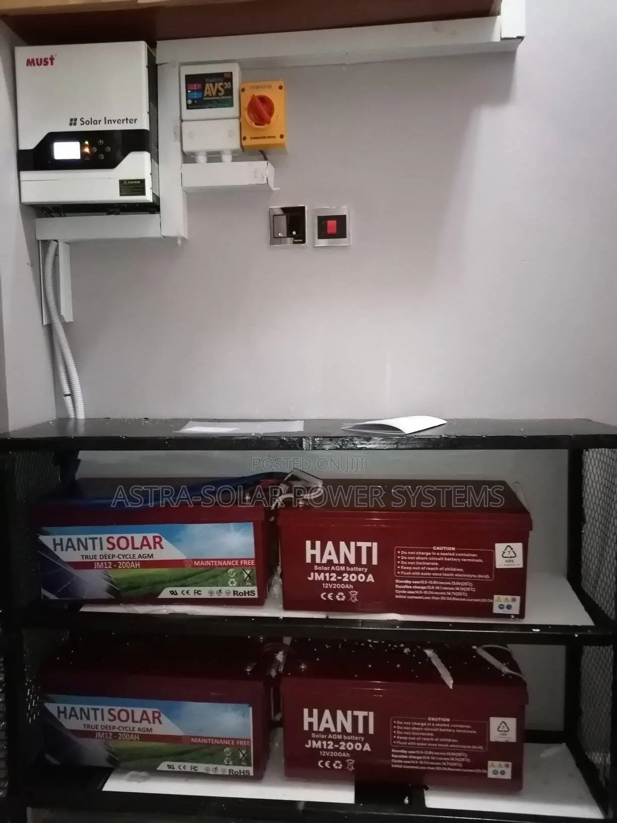 3.5kva Solar System With 4 Gel Batteries
