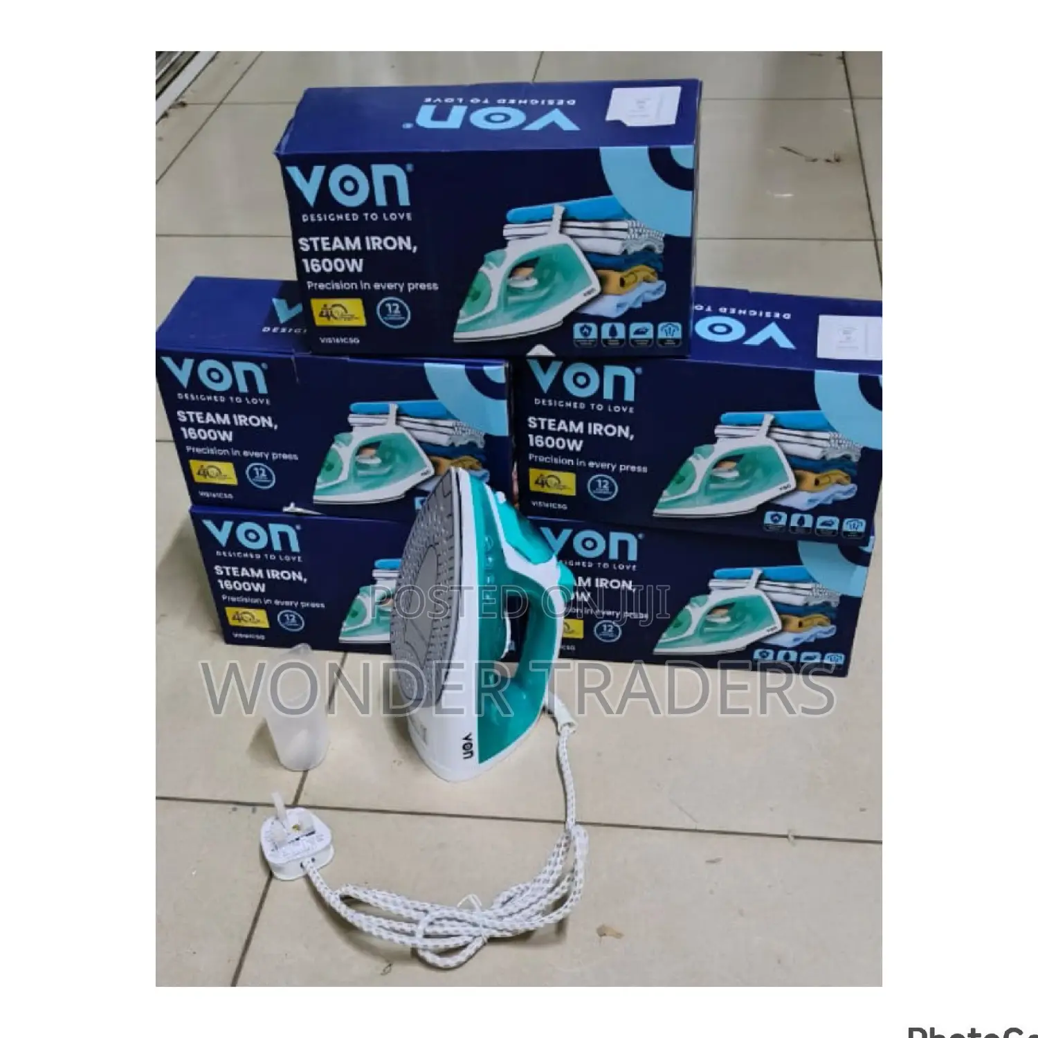 *Von Vis161csg Steam Iron -1600w