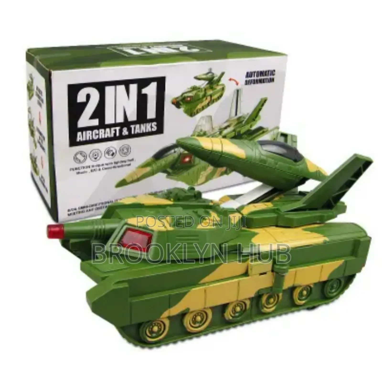 2 in 1 Toy Kids Tunker Deformation Sound and Lights