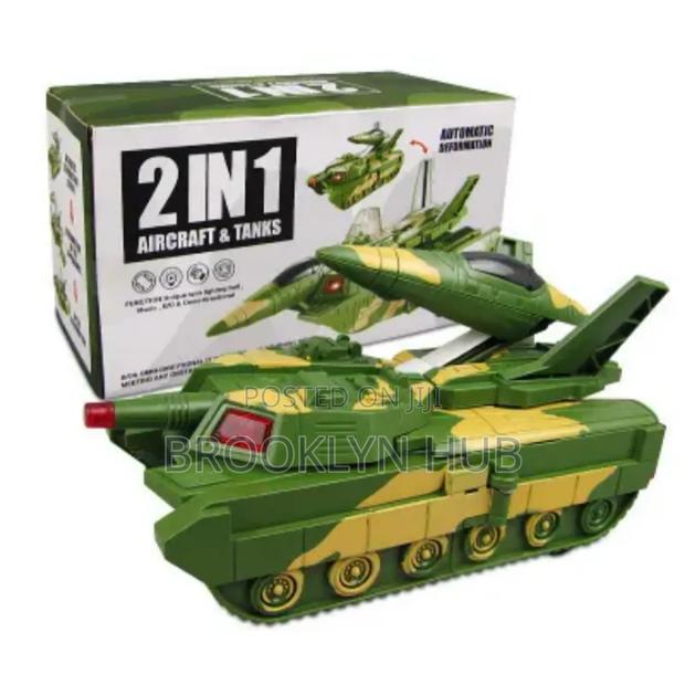 2 in 1 Toy Kids Tunker Deformation Sound and Lights