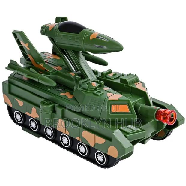 2 in 1 Toy Kids Tunker Deformation Sound and Lights - thumbnail 2