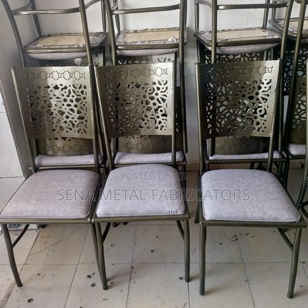 Restaurant Chairs With Grey Leather Faux Seating