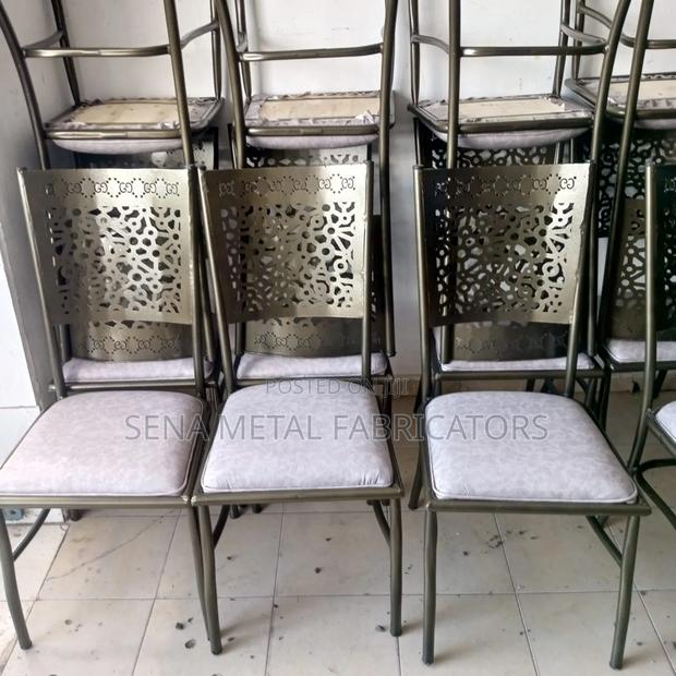 Restaurant Chairs With Grey Leather Faux Seating - thumbnail 2