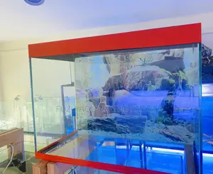 Plug-and-Play Red Bordered Aquarium Experience