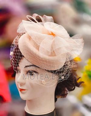Coral Peach Mini Fascinators - thumbnail 2