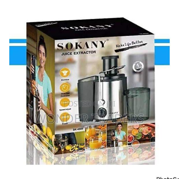 Sokany Juicer
Juice Extractor 800watts - main view