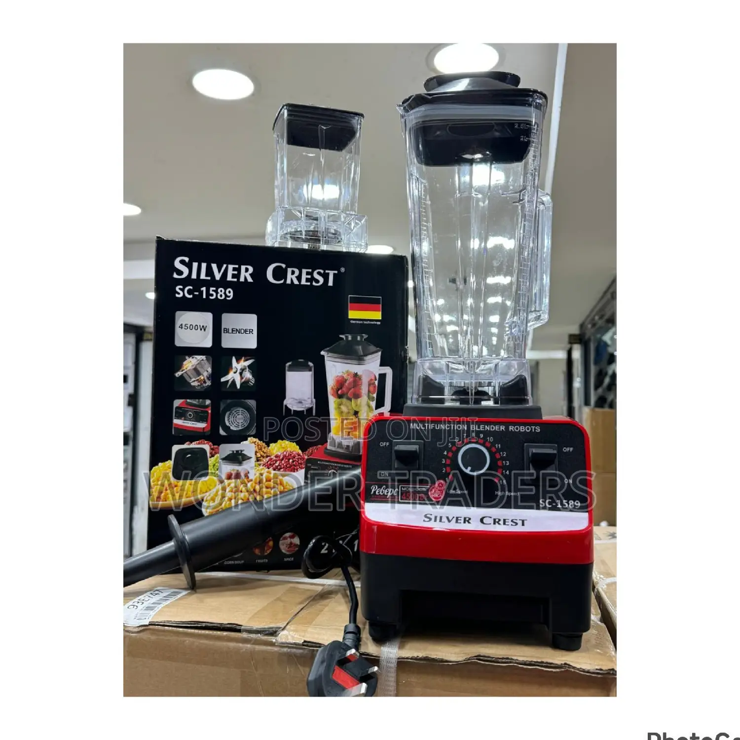 Silvercrest Blender Double Jug 4500w