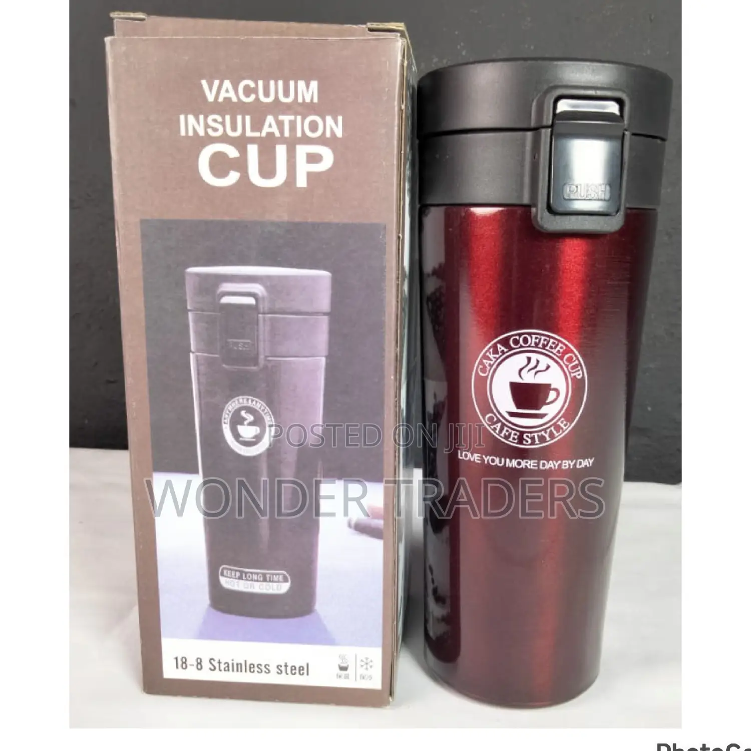 380ml Thermos Coffee Cup, Tea Mug Double Layer Stainless