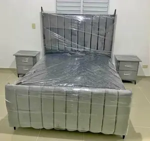 5 by 6 Grey Chester Bed With 2 Sideboxes Available
