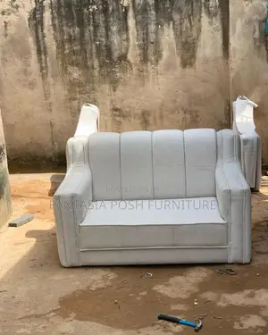 2-Seater Modern Cream White Sofa on Sale